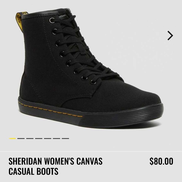 Authentic Dr Martins Sheridan canvas boot Womens size 7 - Picture 1 of 5
